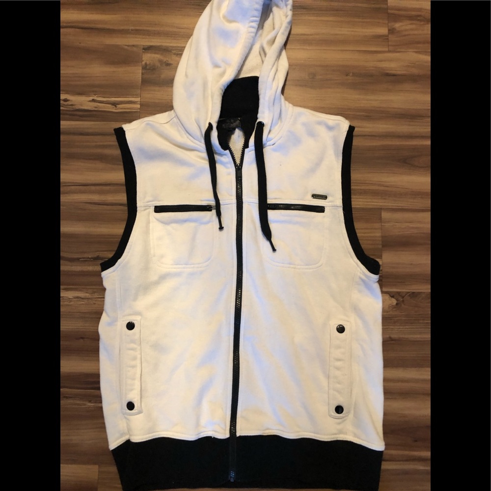 G By Guess Vest w/ a Hoodie